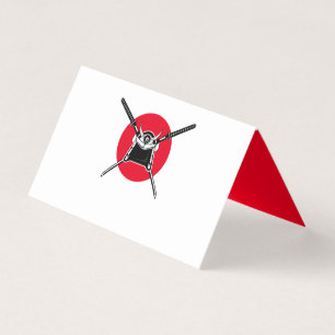 Samurai Table Signs Visitekaartje