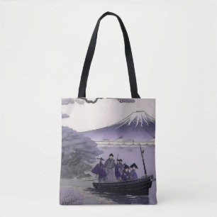 Samurai-tas Mount Fuji Japanse Kunst Tote Bag