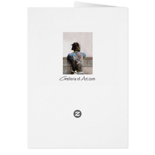 Samurai Tattoo - Kaart (Achterkant)