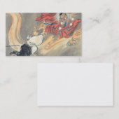 SAMURAI, TENGU JAPANESE Visitekaartje (Voorkant / Achterkant)