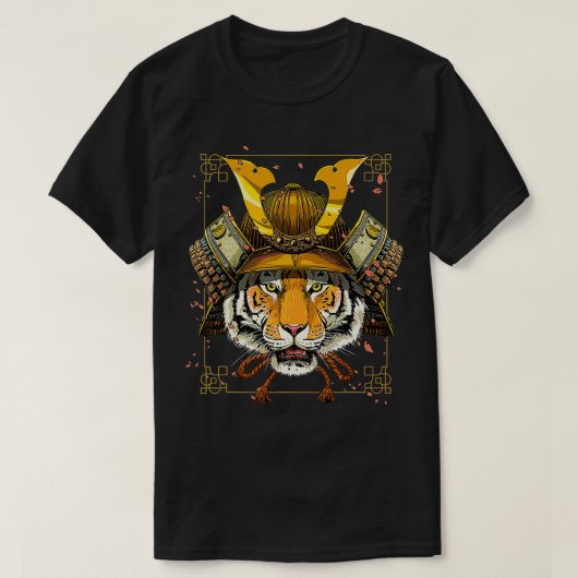 Samurai Tiger Warrior Samurai Lovers Gift for Wome T-shirt (Design voorkant)