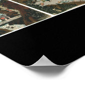 Samurai-training met Tengu, Circa 1859 Poster (Hoek)