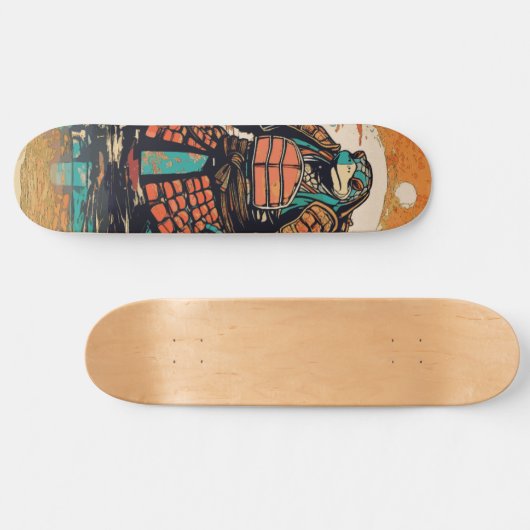 Samurai Turtle Persoonlijk Skateboard (Horizontaal)