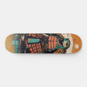 Samurai Turtle Persoonlijk Skateboard (Horizontaal)