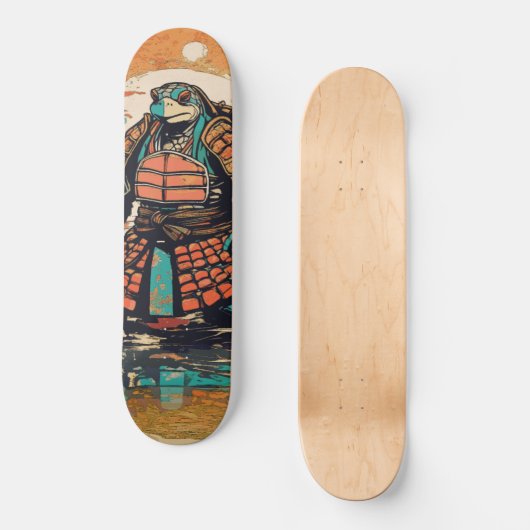 Samurai Turtle Persoonlijk Skateboard (Voorkant)