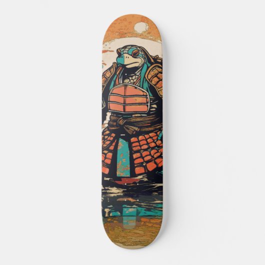 Samurai Turtle Persoonlijk Skateboard (Voorkant)