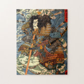  Samurai Ukiyo-e Japans schilderen Legpuzzel (Verticaal)