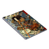 Samurai Ukiyo-e Japans schilderen Notitieboek (Rechterzijde)