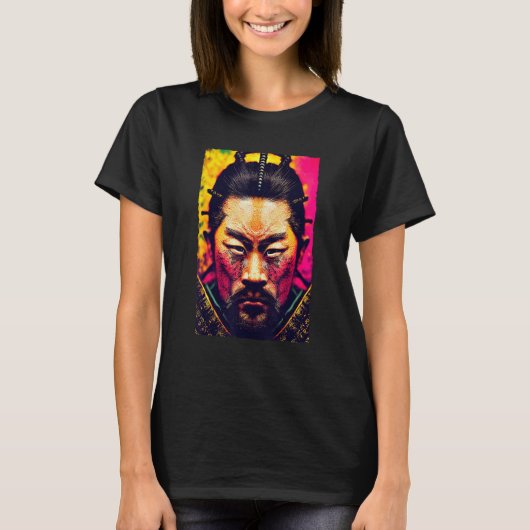 Samurai Ultimate Japanse Warrior MMA Martial A T-shirt (Voorkant)