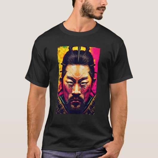 Samurai Ultimate Japanse Warrior MMA Martial A T-shirt (Voorkant)