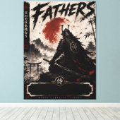 Samurai Vader Legacy Canvas Kunst (Insitu (Houten vloer))