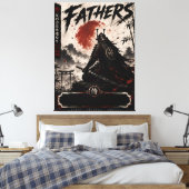 Samurai Vader Legacy Canvas Kunst (Insitu (Slaapkamer))