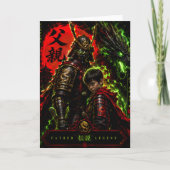 Samurai Vader Legenda Kaart (Voorkant)