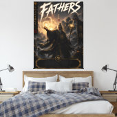 Samurai Vader Tovenaar Canvas Afdruk (Insitu (Slaapkamer))