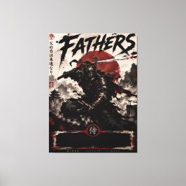 Samurai vaders canvas wandkunst afdruk