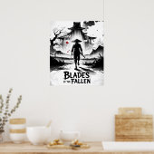 Samurai van de ruïnes van Ashen Poster (Keuken)