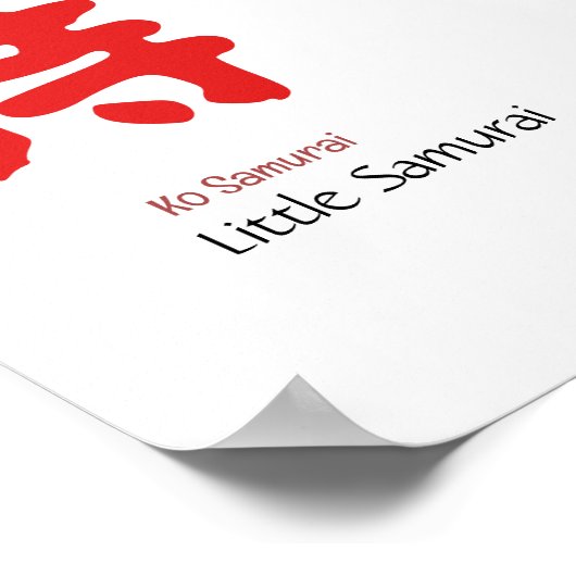 Samurai van drukgrootte poster (Hoek)