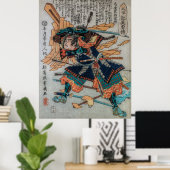 Samurai van Feudal Japan Poster (Thuiskantoor)
