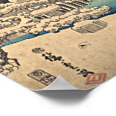 Samurai vecht dood poster (Hoek)