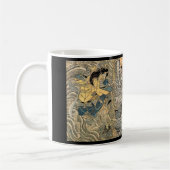 Samurai vecht geesten, ongeveer 1800's koffiemok (Links)