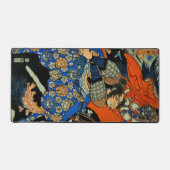 SAMURAI VECHT MET MONSTER BUREAUMAT (Voorkant)