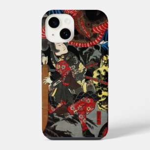 SAMURAI VECHT MET MONSTER iPhone 14 HOESJE
