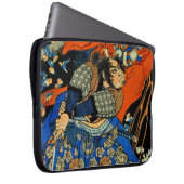 SAMURAI VECHT MET MONSTER LAPTOP SLEEVE (Voorkant Rechts)