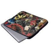 SAMURAI VECHT MET REUZENSLAKDORS LAPTOP SLEEVE (Voorkant onderkant)