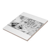 Samurai verbindt Hara-Kiri Tegeltje (Zijkant)