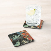 Samurai versus de spookkrabben bier onderzetter (Rechterzijde)