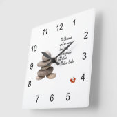 Samurai Vierkante Klok (Hoek)