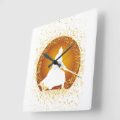 samurai vierkante klok (Hoek)