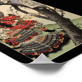 Samurai Viewing Cherry Blossom circa 1885 Poster (Hoek)