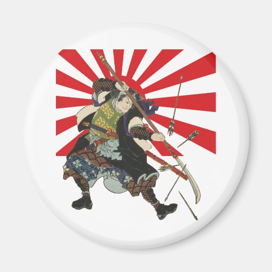 Samurai Vlag Magneet (Voorkant)