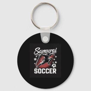 Samurai Voetbal Warrior Spirit Voetbal Katana Blad Sleutelhanger
