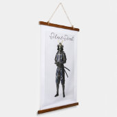Samurai wall tapestry hangend wandkleed (Gebogen)