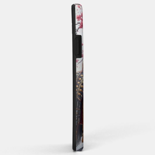 Samurai War Horse met kersenbloesems Case-Mate iPhone Case (Achterkant/rechts)