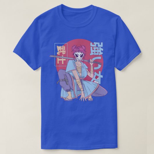Samurai Warrior Anime Japan (2) T-shirt (Design voorkant)
