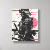 Samurai Warrior Art Canvas Afdruk (Voorkant)