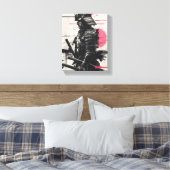 Samurai Warrior Art Canvas Afdruk (Insitu (Slaapkamer))
