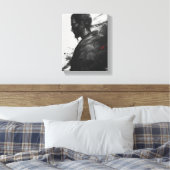 Samurai Warrior Art Canvas Afdruk (Insitu (Slaapkamer))
