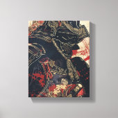 Samurai Warrior Art Canvas Afdruk (Voorkant)