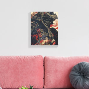 Samurai Warrior Art Canvas Afdruk