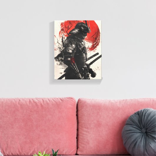 Samurai Warrior Art Print (Insitu (Woonkamer))