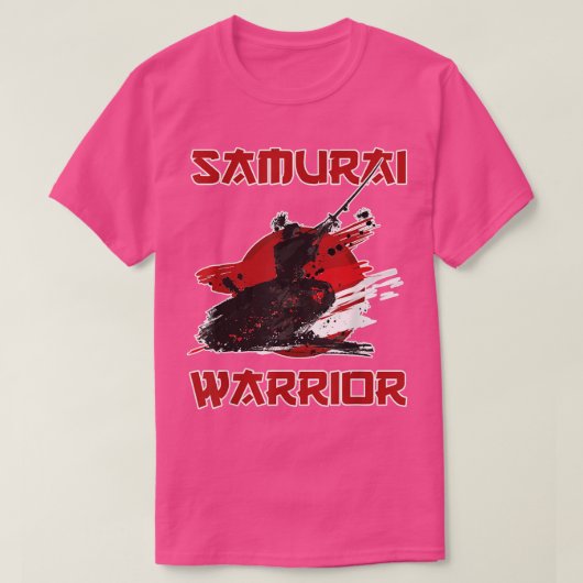 Samurai Warrior Asian Art Fight T-Shirt Copy Co (Design voorkant)