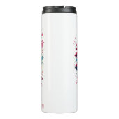 Samurai Warrior at Mount Fuji Japanese Art Thermosbeker (Achterkant)