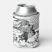 Samurai Warrior Blikjeskoeler (Blikje Voorkant)