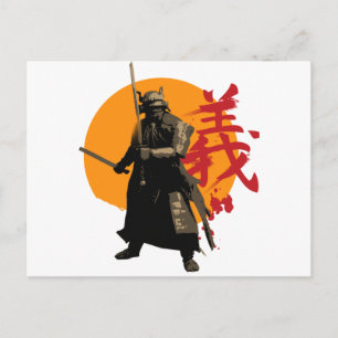 Samurai Warrior Briefkaart