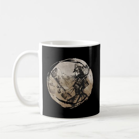 Samurai Warrior Bushido Code Japanse Zwaarden Koffiemok (Links)