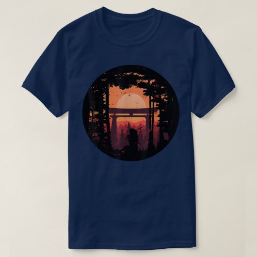 Samurai warrior bushido code Japanse zwaardmannen T-shirt (Design voorkant)